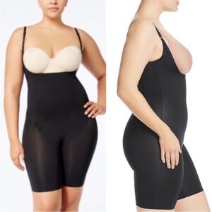 SPANX Thinstincts Open Bust Mid Thigh
Bodysuit size 1X NWT